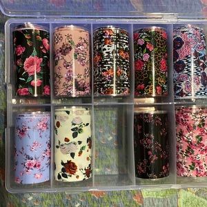 FLORAL NAIL FOILS 💅🏽🍂🥀